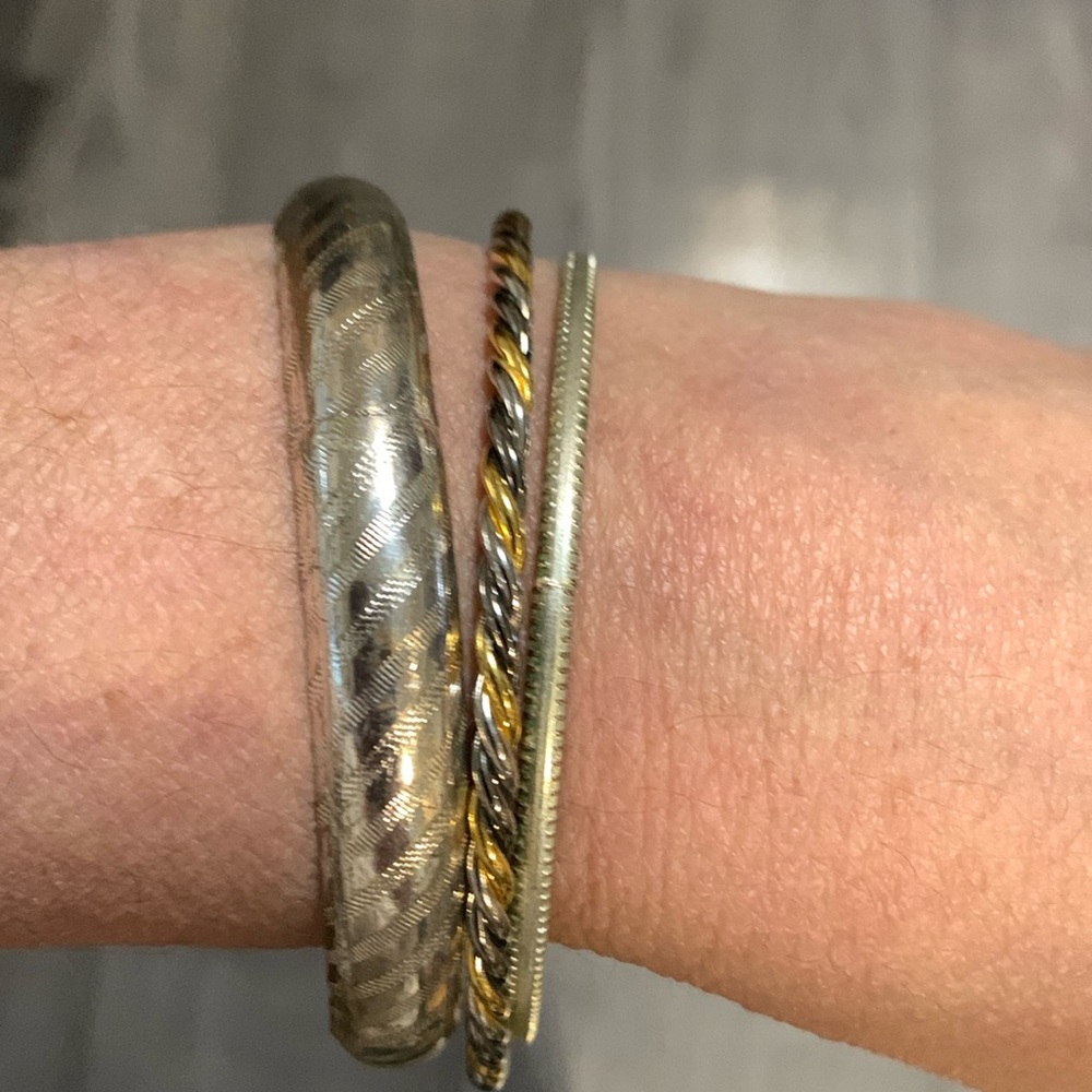 Bracelets, three